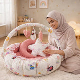 Little Fairy Reversible Baby Round Cot & Play Mat