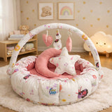 Little Fairy Reversible Baby Round Cot & Play Mat