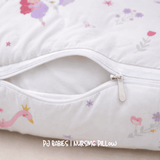 Little Fairy & Snuggles Cotton Baby Nursing Pillow with Removable Cover & Head Pillow