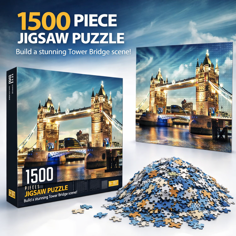 London Bridge Cityscape Puzzle | 1500 Pcs