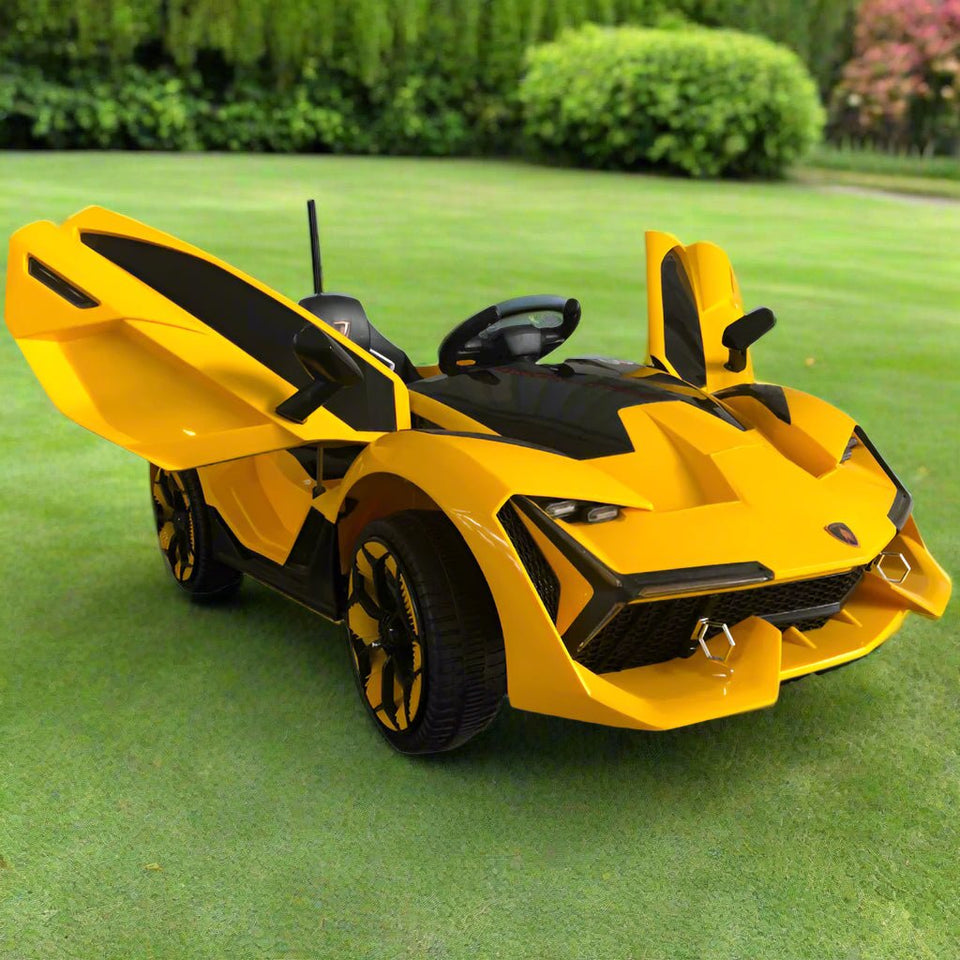 Luxury Lamborghini Kids Electric Ride-On Car with Dual Drive