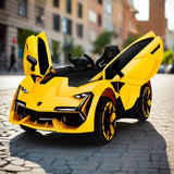 Luxury Lamborghini Kids Electric Ride-On Car with Dual Drive