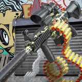 M416 Soft Bullet Blaster – Kids Foam Dart Gun with Belt Ammo & Scope