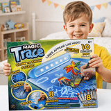 Magic Trace Glow Art Studio for Kids | Light-Up Drawing & Tracing Set