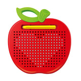 Magnetic Apple Shaped Drawing Board – Creative Apple Shape Learning Board With 10 Pattern Cards
