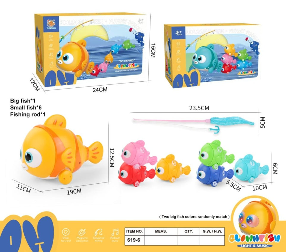 Interactive Magnetic Fishing Game
