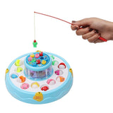 Magnetic GoGo Fishing Game Set for Kids – Rotating Magnetic Fishing Set with 4 Rods, Interactive Family Game