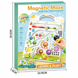 Magnetic Maze Learning Board – Color & Number Sorting Puzzle for Kids