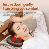 Head Massager Car Home Cervical Shiatsu Massage Neck Back Waist Body Electric Multifunctional Massage Pillow for Chair Car