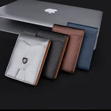 Teemzone Leather Slim Cardholder Wallet - Simple (3611)