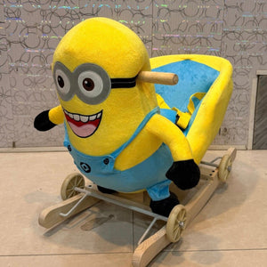 Minnion Face Rocking and Ride-On Rocker