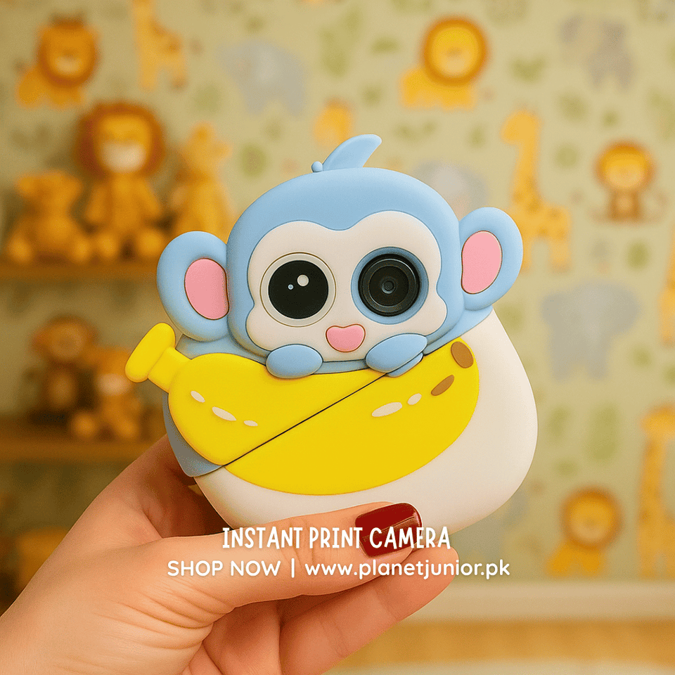 Monkey Instant Print Camera – Snap, Print & Go Bananas!