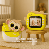 Monkey Instant Print Camera – Snap, Print & Go Bananas!