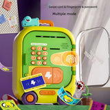 Monster-Themed Password Money Bank ATM with Wheels | Thumb Impression, Password, Sound And Light