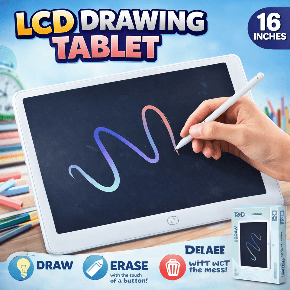 Multi Color 16 Inch LCD Drawing Tablet