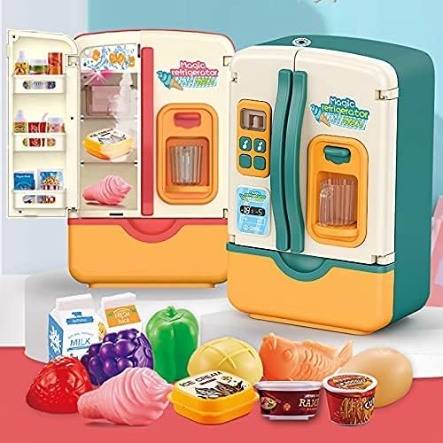 Multi-Function Mini Fridge – Lights, Spray &  Pretend Play Fun