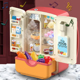 Multi-Function Mini Fridge – Lights, Spray &  Pretend Play Fun