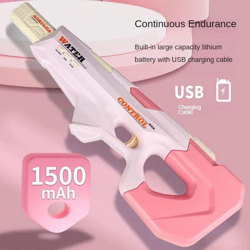 Multifunction Intelligent Electric Water Gun | Pink