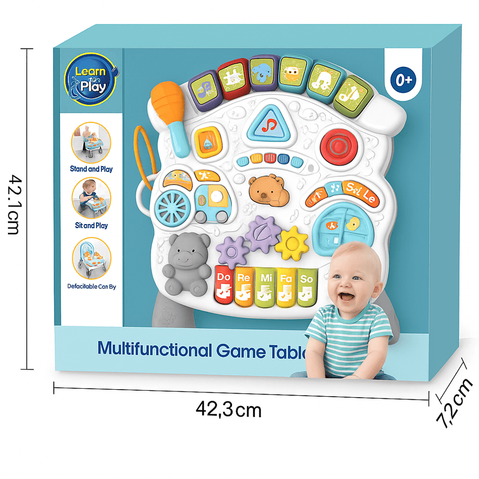 Multifunctional Baby Activity Table – Music, Lights & Learning Play Station