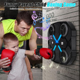 2 in 1 Wall-Mounted Boxing Machine with Bluetooth, Lights & Music