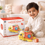 Musical Tortoise Piano Learning & for Babies – Light, Sound &  Shape Activity Playset