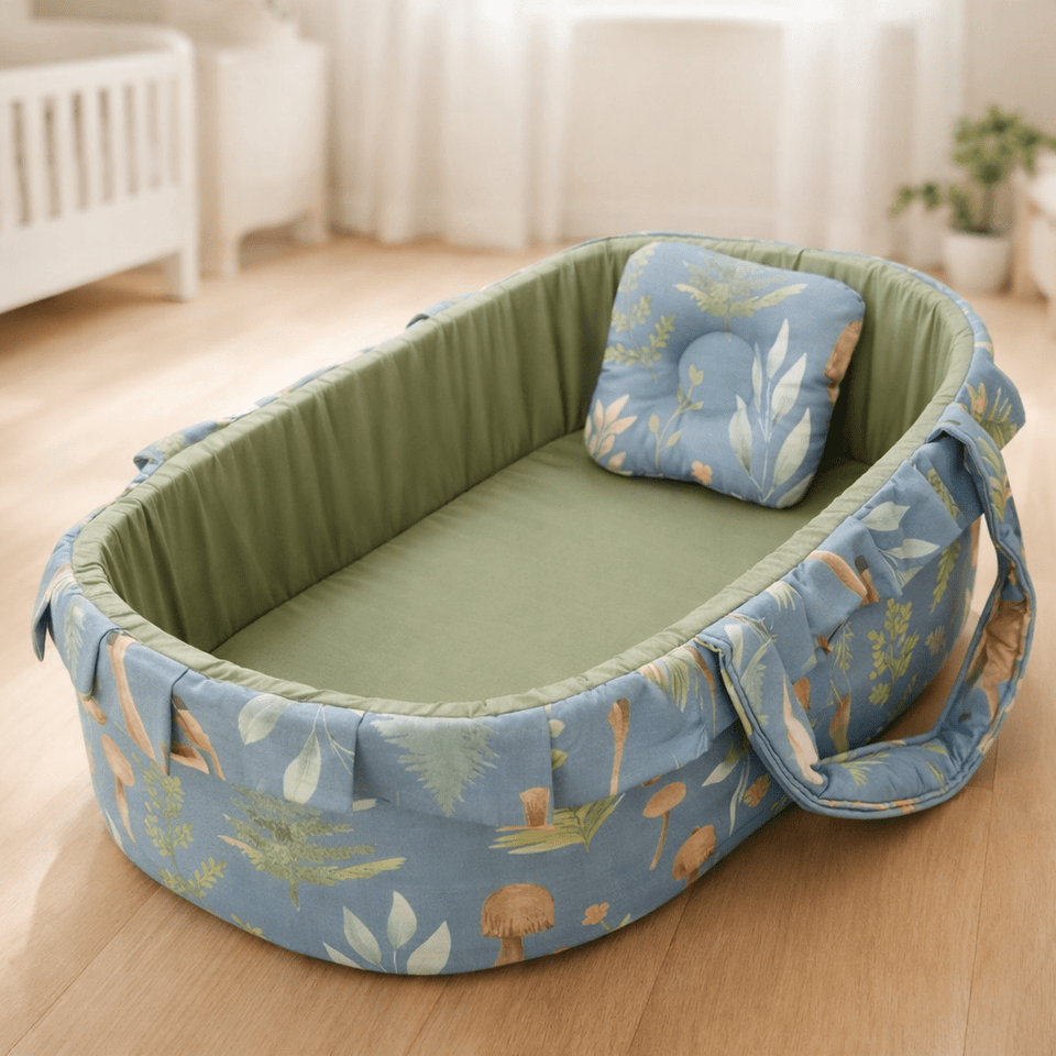 🦌 Oh Deer Cozy Baby Basket Bed