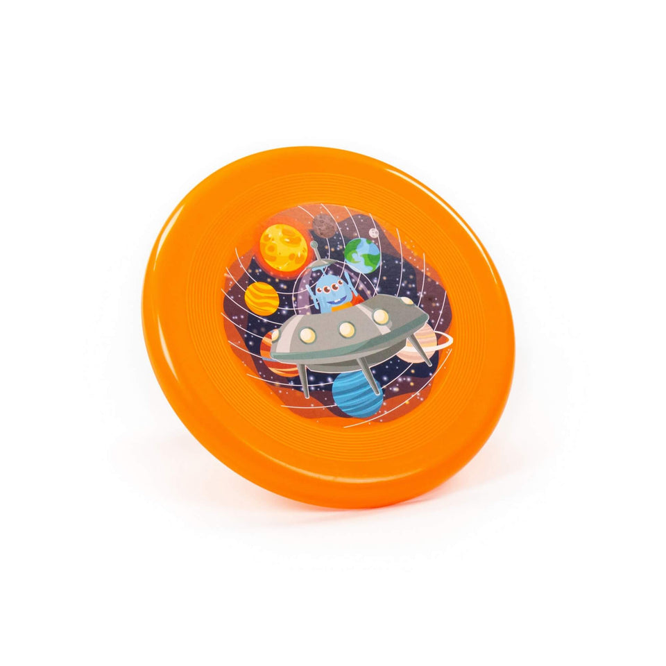 Polesie Flying Saucer Frisbee, Dia. 205 mm (Orange) | European Made