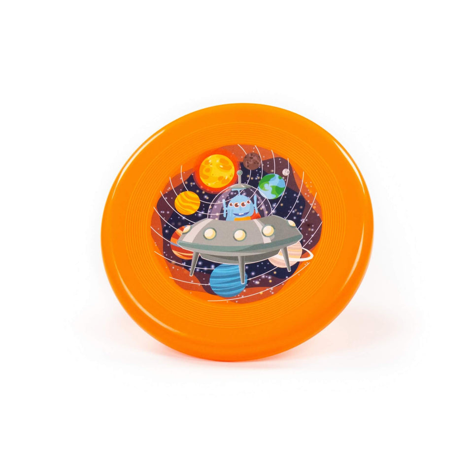 Polesie Flying Saucer Frisbee, Dia. 205 mm (Orange) | European Made