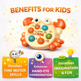 Pound & Pop Crab Activity Set – Interactive Hammer Game for Kids