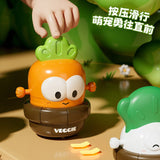 Press & Slide Carrot Learning Figure for Kids – Interactive Sensory Play | 1 Pc