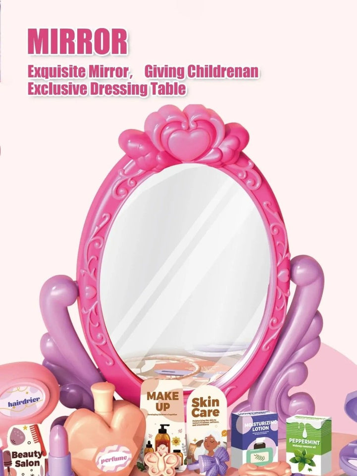 Princess 30-Piece Pretend Play Dressing Table Set