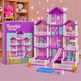 Princess Castle Dollhouse – Multi-Level Dream Mansion