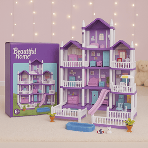 Princess Castle Dollhouse – Multi-Level Dream Mansion