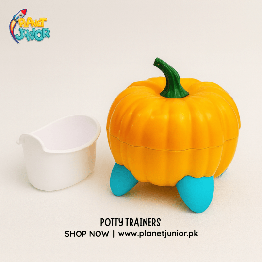 Pumpkin-Shaped Potty Seat for Kids