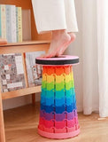 Rainbow Compact Folding Stool | 1 Pcs