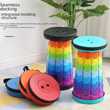 Rainbow Compact Folding Stool | 1 Pcs