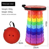 Rainbow Compact Folding Stool | 1 Pcs
