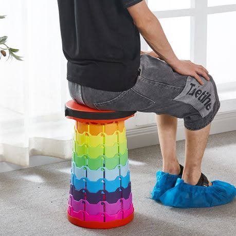 Rainbow Compact Folding Stool | 1 Pcs
