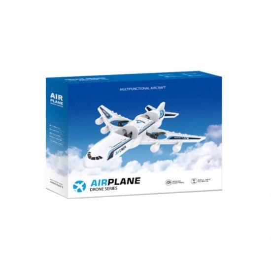 RC Airliner Plane with LED Lights & One-Key Return