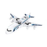 RC Airliner Plane with LED Lights & One-Key Return