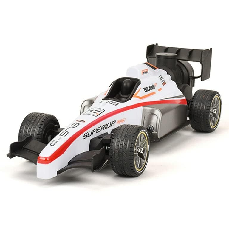RC Formula Drift Car 1:14 – Spray Mist Effect, Lights, Rechargeable Battery