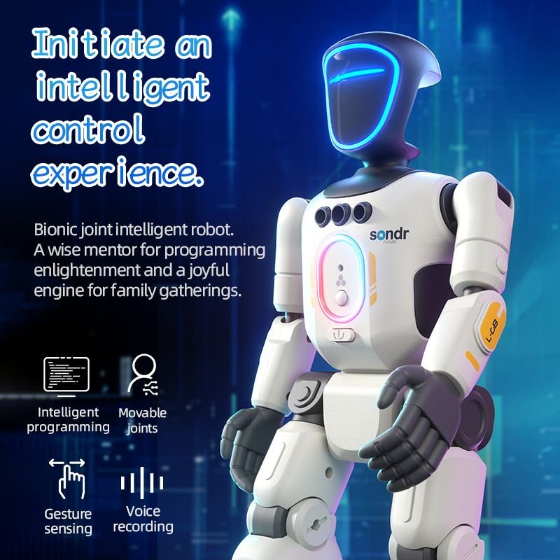 Realistic Smart Gesture & Remote Control Robot