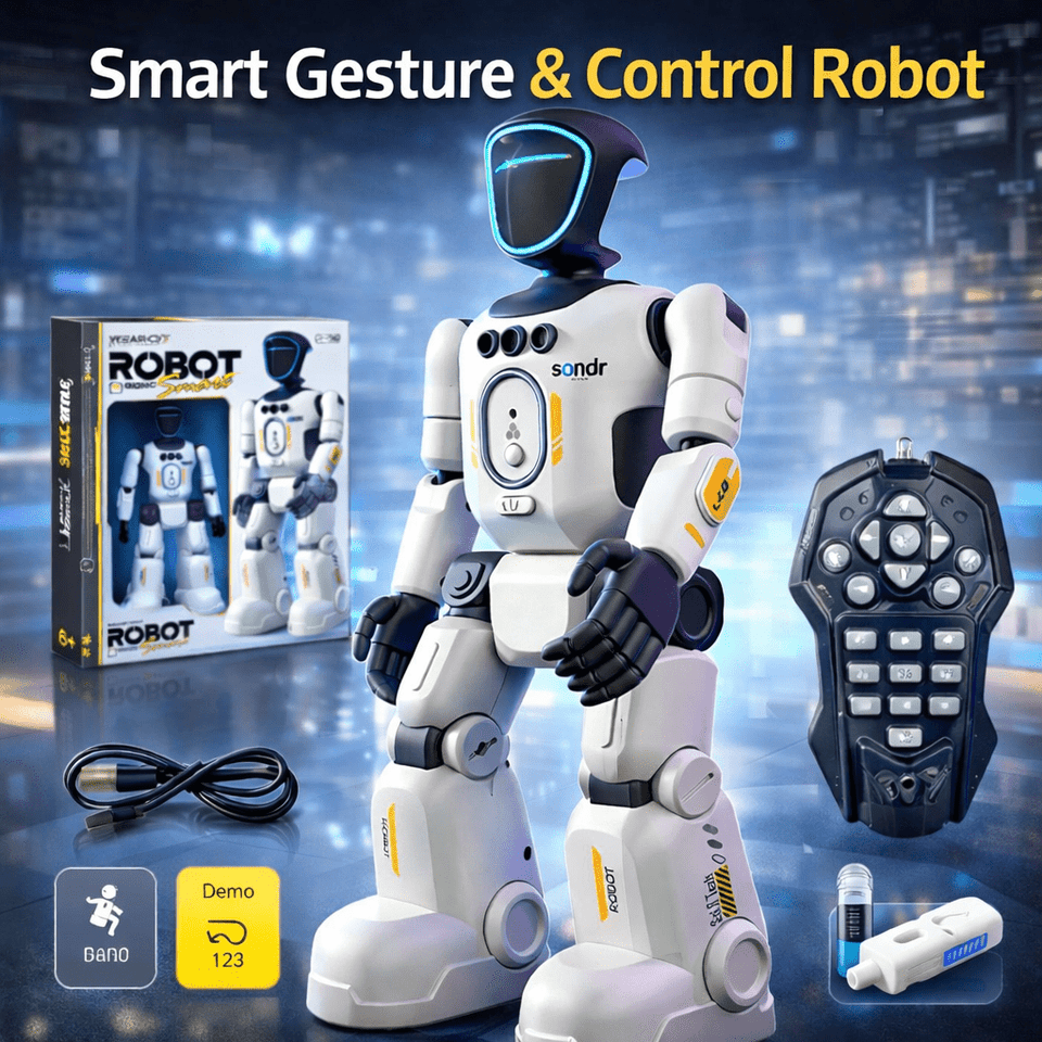 Realistic Smart Gesture & Remote Control Robot