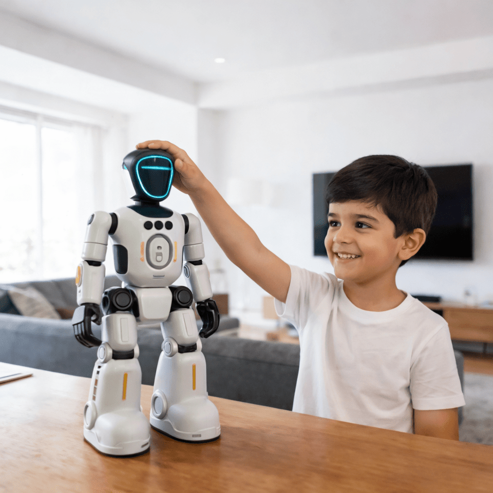 Realistic Smart Gesture & Remote Control Robot