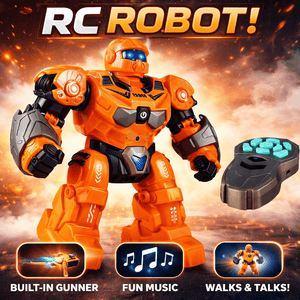 Remote Control Fighting Robot for Kids – Light &  Action Battle Mech