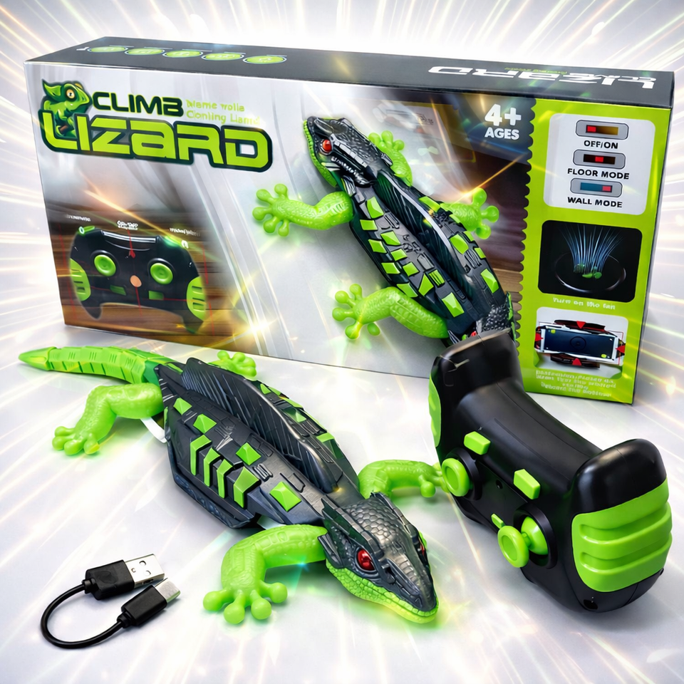 Remote Control Wall Climbing Lizard