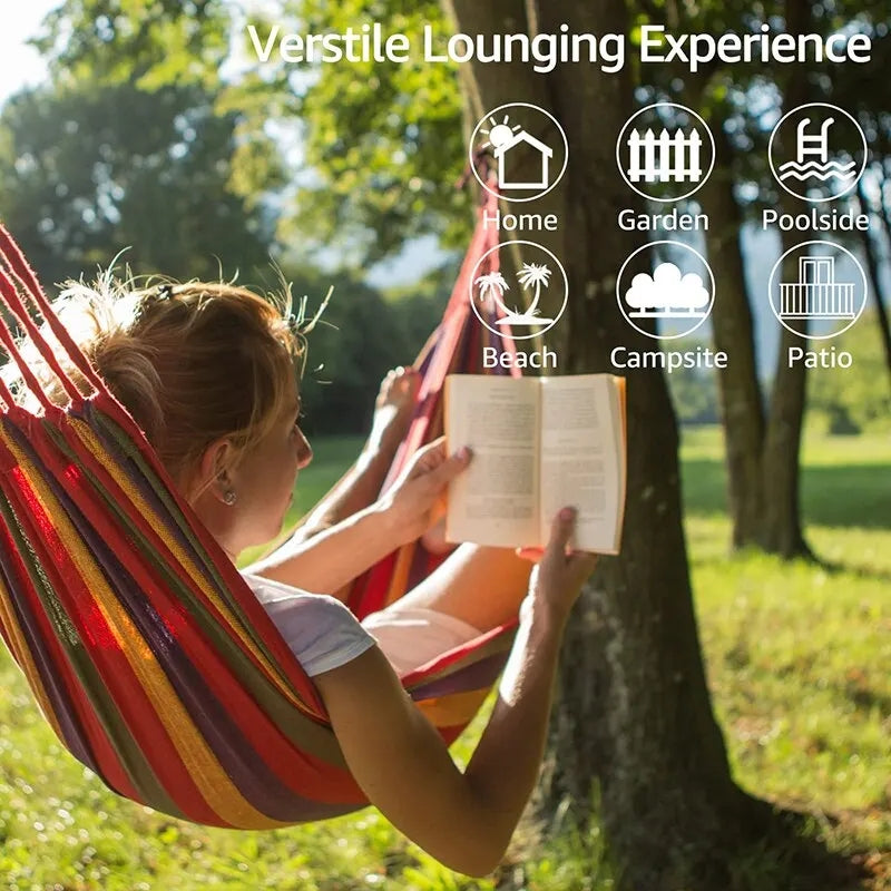 Outdoor Paracord Hammock with Carry Bag (Imported)