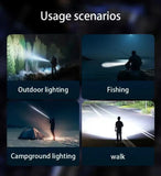 Rechargeable LED Flashlight Side-Switch Mini Light