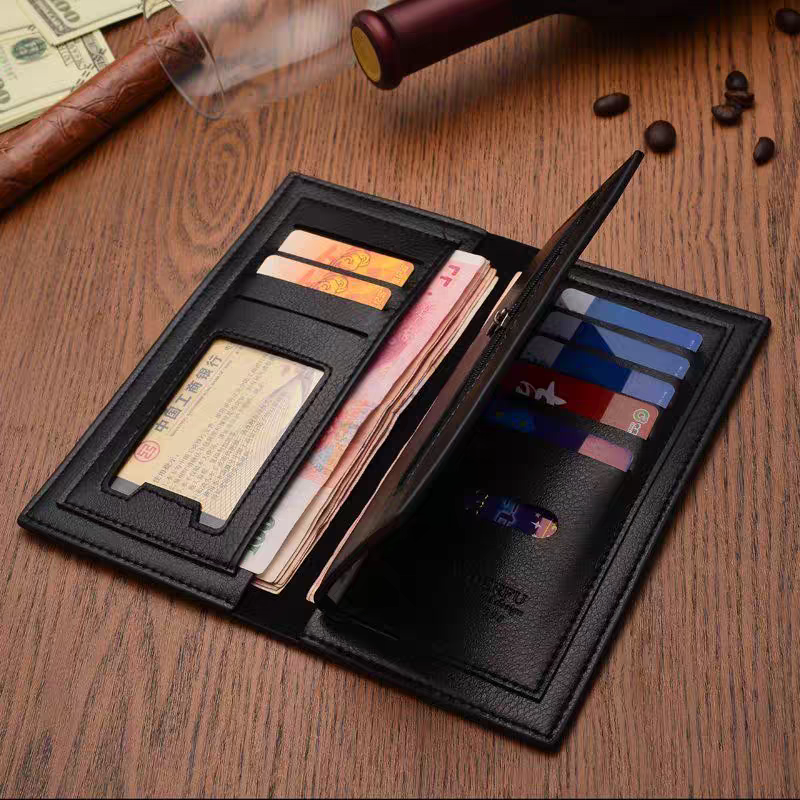 Baellerry Hand Strap Long Wallet For Mobile, Cash & Cards
