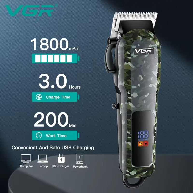 Professional Limited Edition Hair Clipper, Cordless Stainless Steel Blades